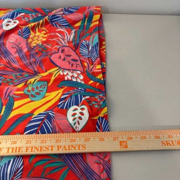 Talbots the Talbots Tee Women's Red Floral tropical stretch top size 2X Summer - Picture 8 of 9